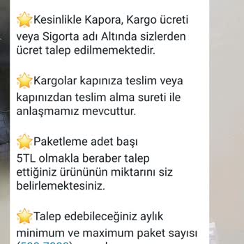 Şikayetim Var Evde Paketleme Adına
