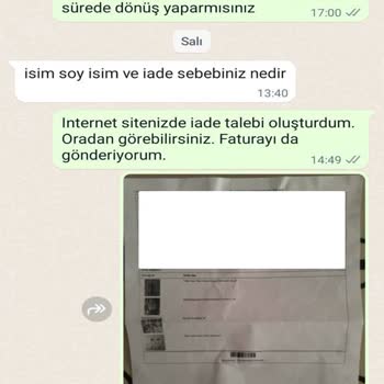 Favorim50ton İade Talebime Yanıt Vermiyor.