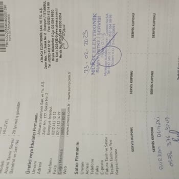 Hi-Level Televizyon Değişim Yapılmasını Arz Ederim