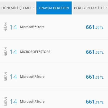 Microsoft Store Haberim Olmadan Kredi Kartımdan Çekim Yaptı