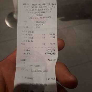 Köfteci Yusuf Müşteri Memnuniyeti Sıfır