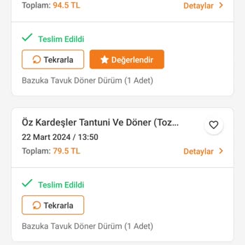 Trendyol Yemek Geciken Sipariş Ve Kurye Davranışı Hayal Kırıklığı Yarattı!