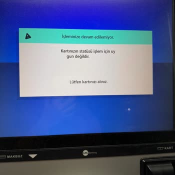 Türkiye İş Bankası Bankamatiğimi Kullanamıyorum.