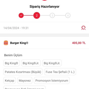 Tıkla Gelsin Burger King Gecikmesi Dehşet İçindeyim