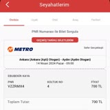 Metro Turizm Şehirlerarası Otobüs Yolculuğunda Yaşanan Mağduriyet