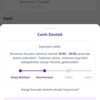 Getirden Sipariş Nasıl Gecikiyor