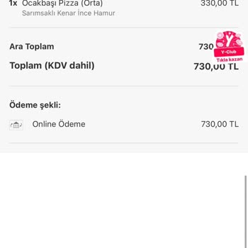Yemek Sepeti Mağduriyeti
