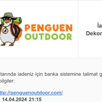 Penguen Outdoor Dikey Limit Outdoor Sahte Fiyat Bildirimi