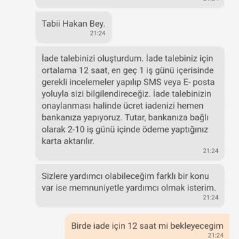 Trendyol Yemek Geciken Teslimat Ve İletişim Sorunları