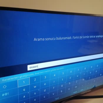 Samsung 7 Series 55 İnç Televizyona Exxen İnmiyor