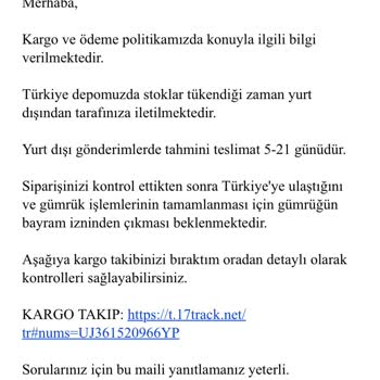 BossDash Ürün Tesliminin Ulaşmaması