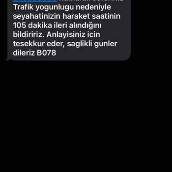 Kamil Koç 2 Saat 15dk Rötar Yaptı