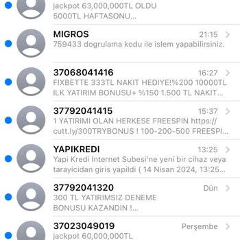 Vodafone Hattıma Can Sıkıcı Mesajlar Geliyor Sürekli