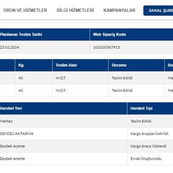 Tiamob Mobilya Gönderilmeyen Ürün