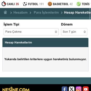 Nesine Para Çekme Sorunu