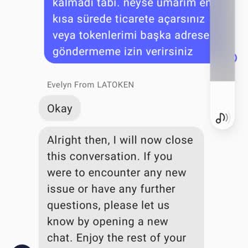 Latoken'de Coin Trade Ve Transfer Problemi