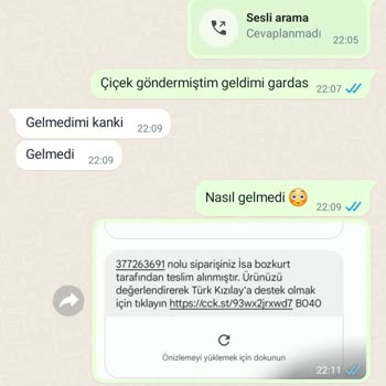 Çiçek Sepeti Teslim Edildiği Söylenip Teslim Edilmeyen Ürün