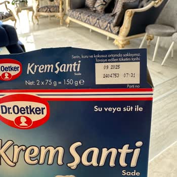 Dr. Oetker Çocukların Sağlığı Tehlikede: Krem Şanti Skandalı