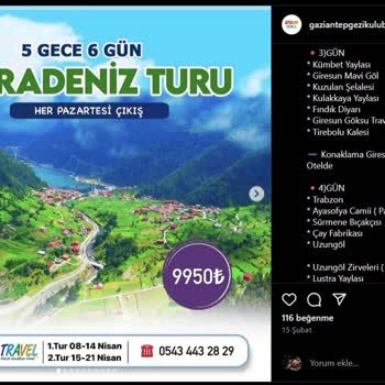 Efulim Turizm Tur Programına Uymadı!