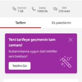 Vodafone Mobil Operatör Tarife Mağduriyeti