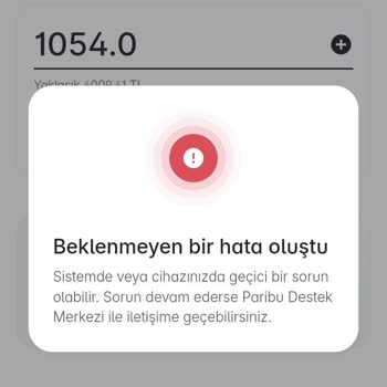 Paribu Çekime İzin Vermiyor