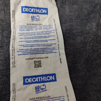 Decathlon Ürünümde Alarm Unutuldu