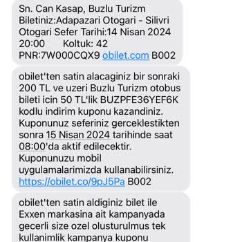 Buzlu Turizm 1 Saat Geç, Karışık Düzen Oturma, Yanlış Otobüs, Müşteriye Hakaret.