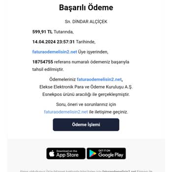 FaturaOdemelisin.net Doğalgaz Faturasını Ödedim Halen Borç Gözüküyor