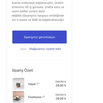 Vina Seramik Ürünlerim Belirtilen Süre İçerisinde Gönderilmedi