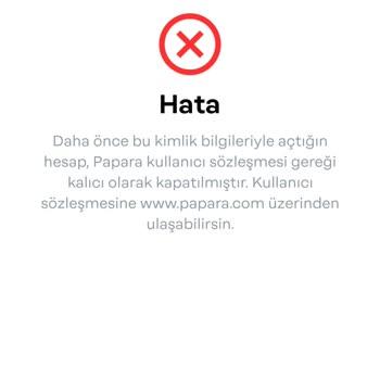 P****a Hesap Kartım Kapatılmış Açmak İstiyorum