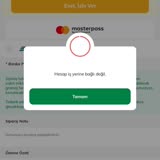 Masterpass Hesap İş Yerine Bağlı Değil Hatası