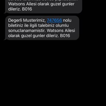 Watsons Ürün Değişim Sorunu