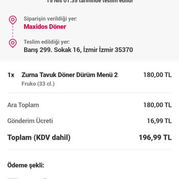 Maxidos Döner Maxidos İçerik Saçmalığı