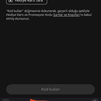 Google Play Kullanım Sıkıntı Kodu