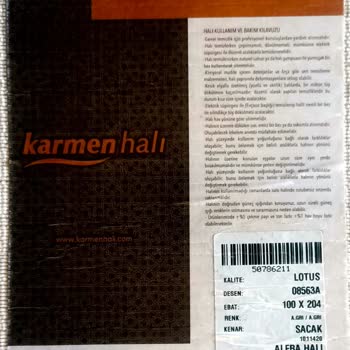 Karmen Halı Müşteri Yanıltma, Kaliteli Ürün Gösterip Kalitesiz Ürün Gönderme.