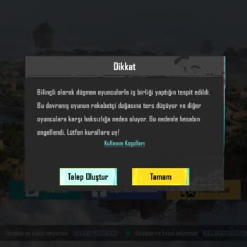 PUBG (Pubgmobile.com) Hesap Engeli Kaldırma