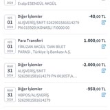 Obilet- Metro Turizm Paramı Çekti Fakat Bileti Satın Alamadım.