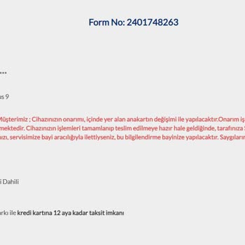 Turkcell Satış Ve Dijital İş Servisleri A. Ş. Bir Türlü Dönüş Yapmıyor