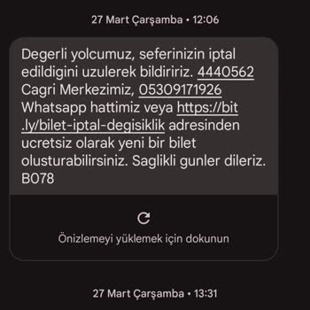Kamil Koç Bilet Parasının Yatırılmaması