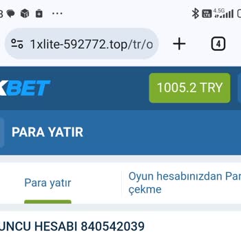 1xBet Para Çekme Talebinde Bulunamıyorum