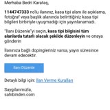 Sahibinden.com İlanınızı Keyfi Yayından Kaldırıyor