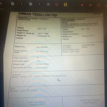 Yurtiçi Kargo Kargo Paketi Eksik Gönderilme