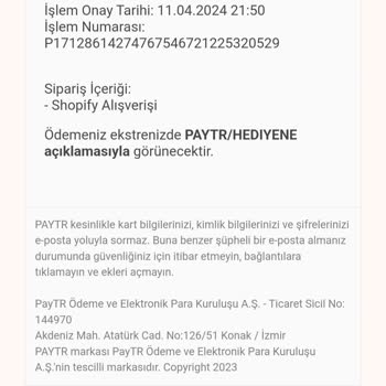 Portavision Ürün İptali Ve Ücret İadesi