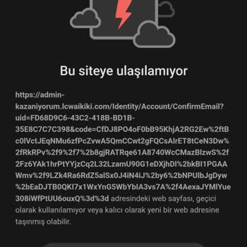 LCW E-posta Doğrulama Hatası!