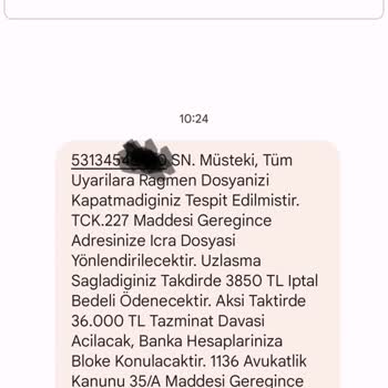 BUYUKBYZLTD (SMS) Buyukbyzltd Tehditkar Mesajlar Ve Aramalar Alıyorum