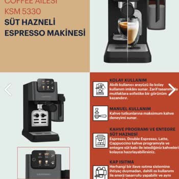 Grundig Ksm 5330 Delisia Espresso Makinesi Mağduriyeti