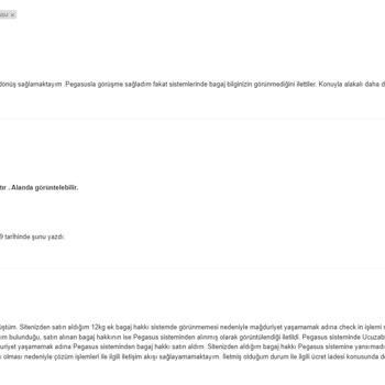 Ucuzabilet Ek Bagaj Mağduriyeti