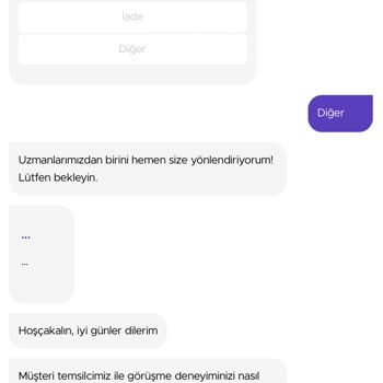 Getir Destek Çalışma Sistemi Kötülüğü