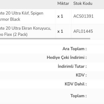 Spigen Türkiye 30 Gün Bekleyiş: Note 20 Ultra Kılıf Ve Koruma Camı İade Talebi