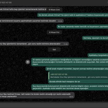 Online Lostra Online Ayakkabı Bakımı Hüsranı
